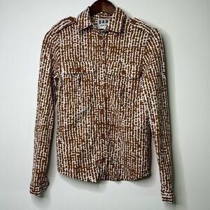 Dada Sport Technical Button Down Riding or Casual Top XS